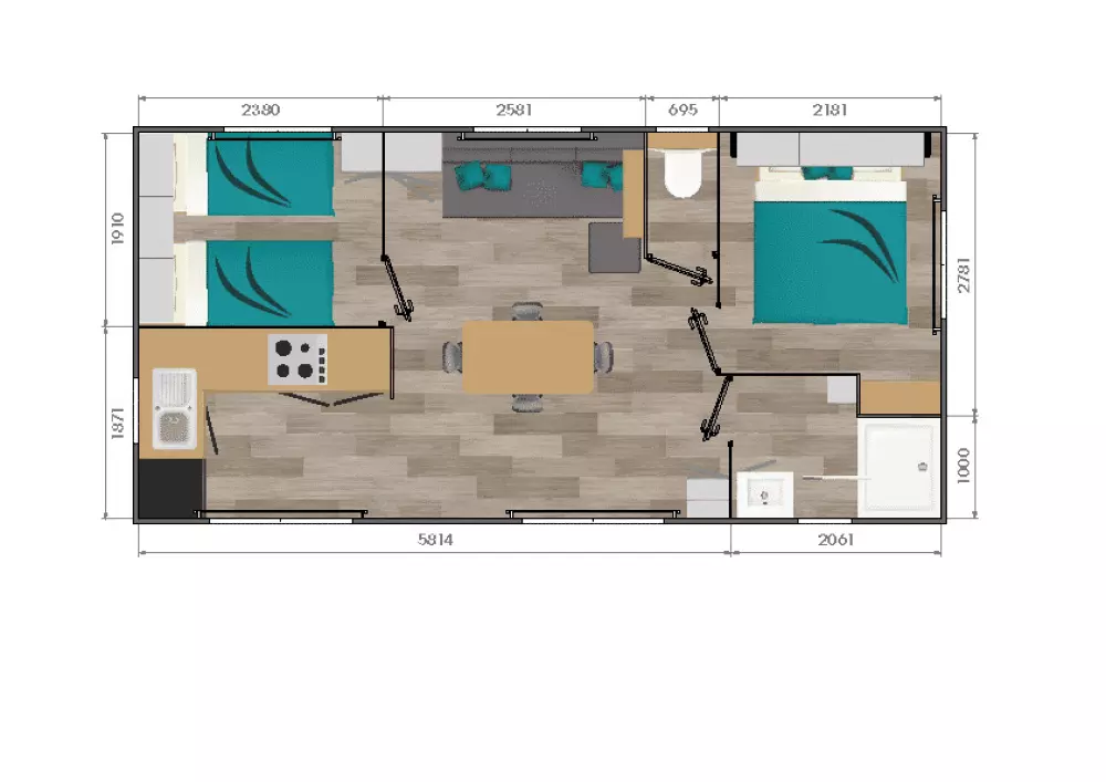 Camping Paradis les 2 îles3 étoiles★★★