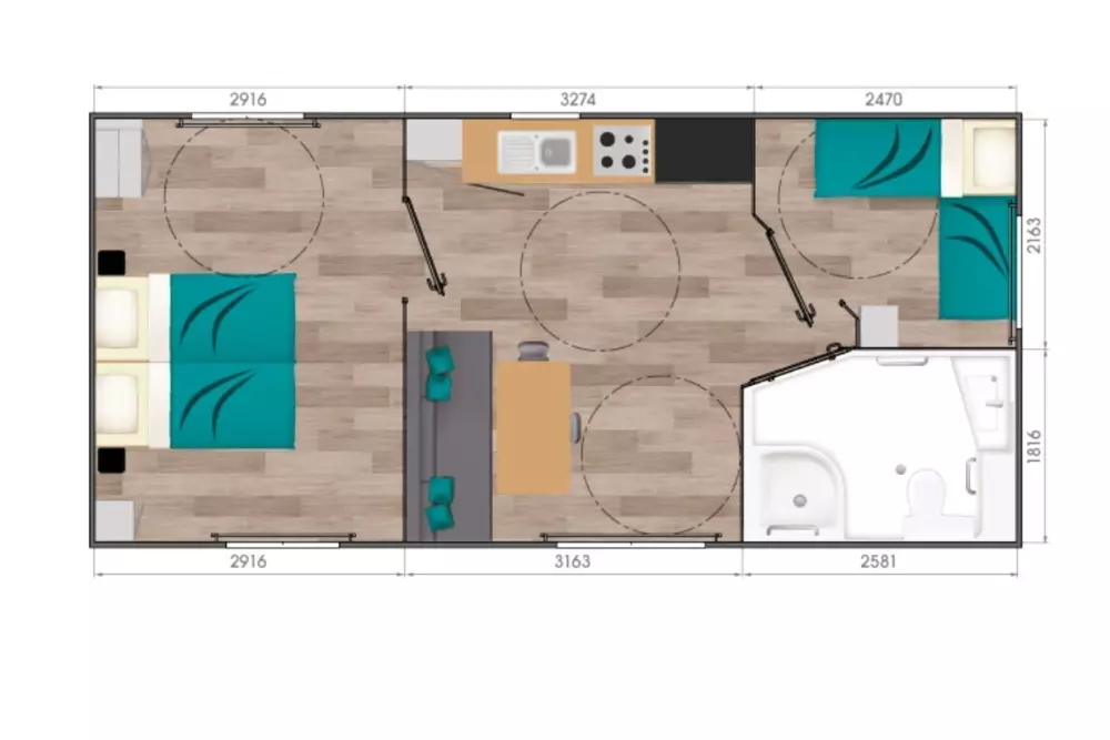 Camping Paradis les 2 îles3 étoiles★★★