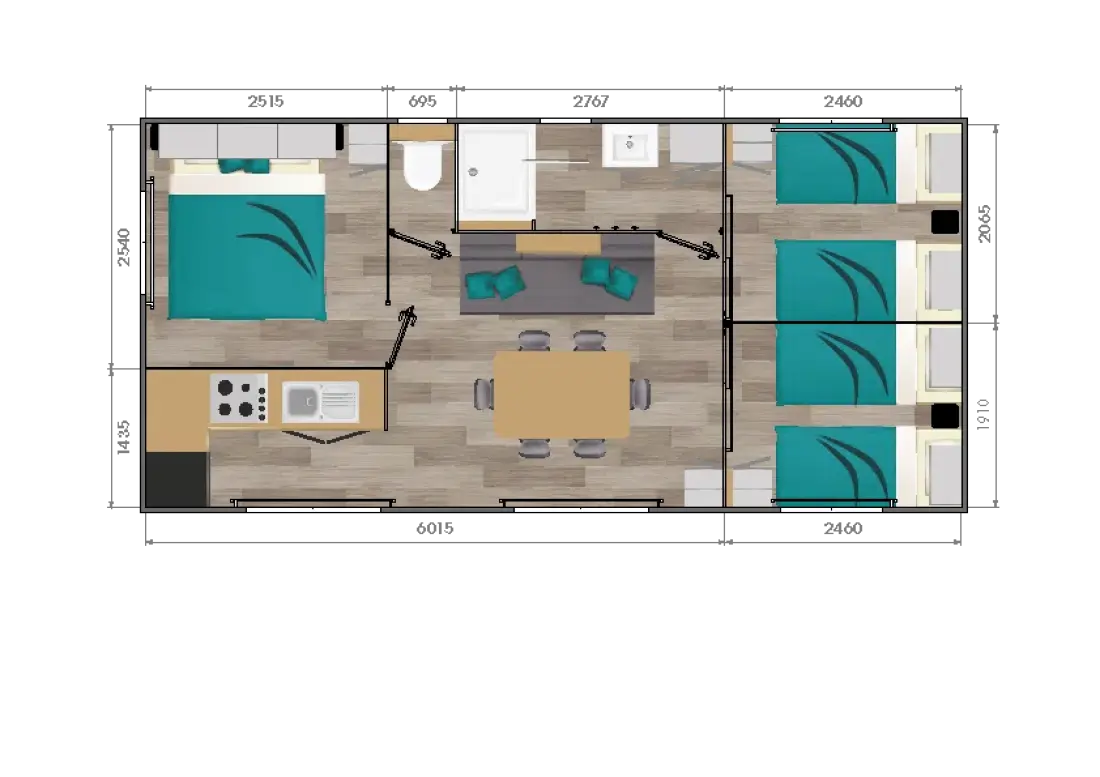Camping Paradis les 2 îles3 étoiles★★★
