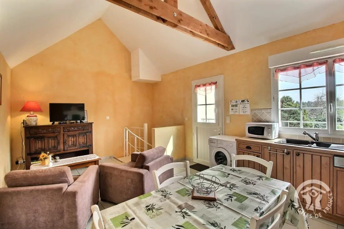 Gîte de France Arevor-terrasse 3 épis