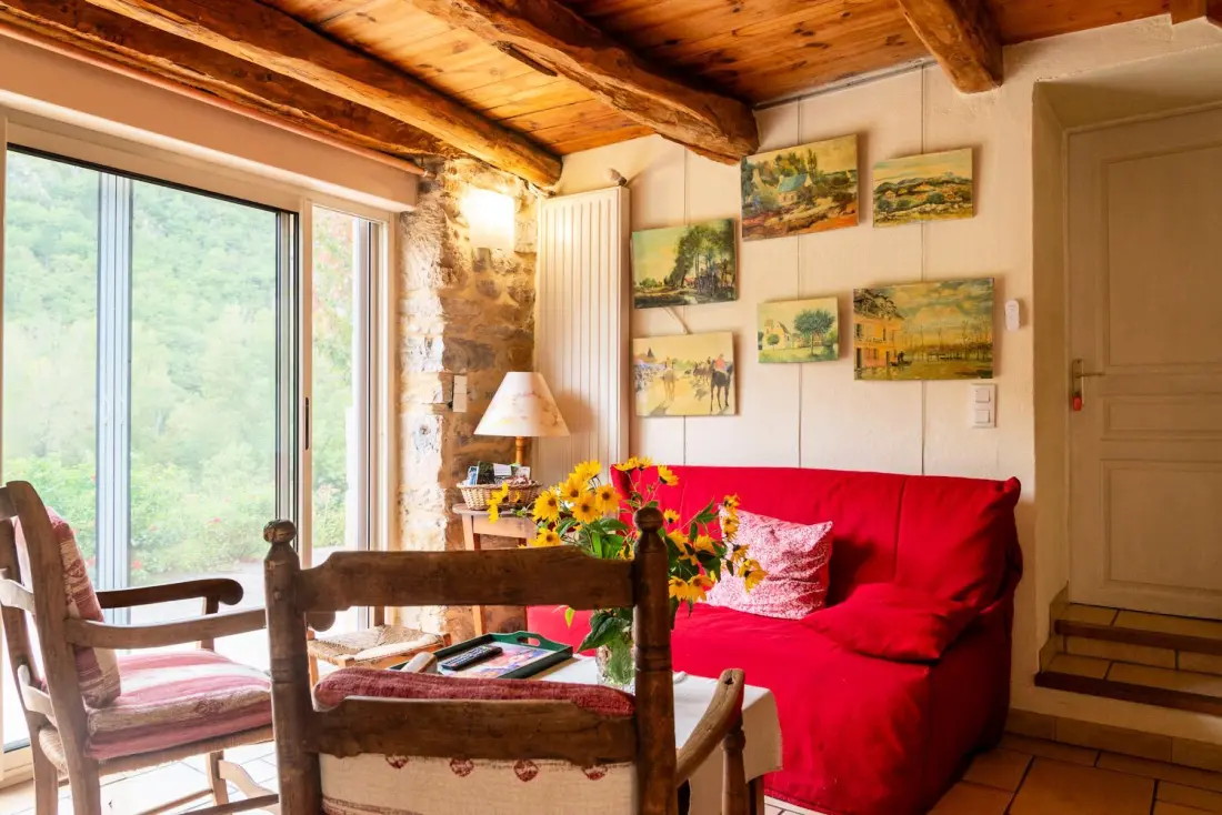 Gîte de France Gîte de pratpanoul 3 épis 4/6 pers à quézac 3 épis