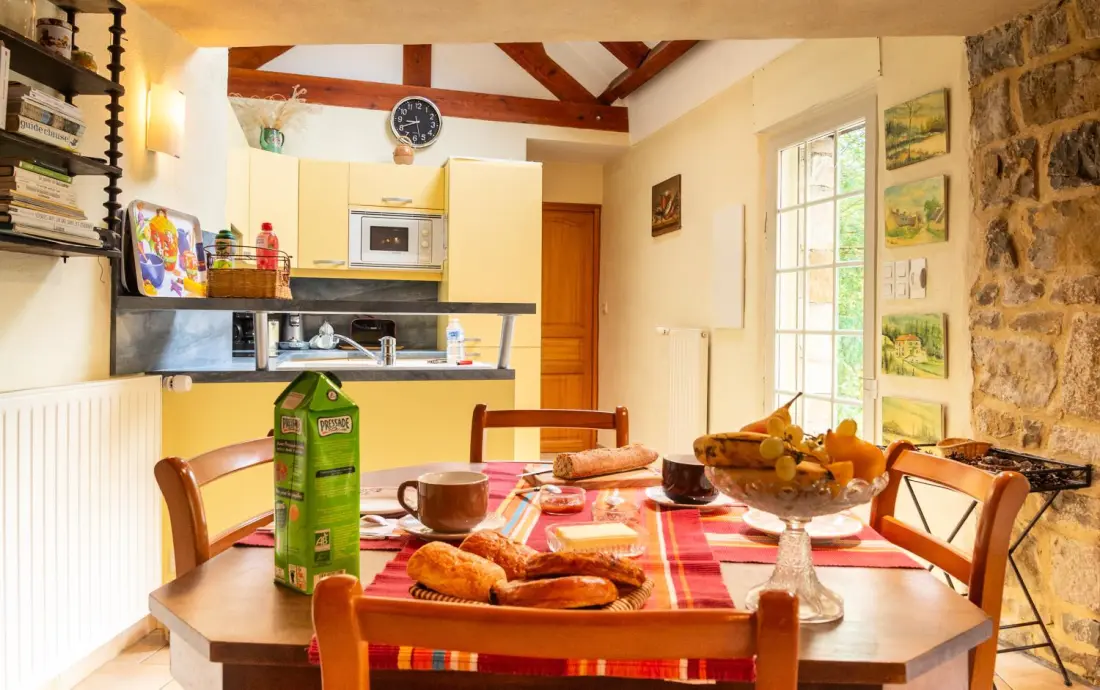 Gîte de France Gîte de pratpanoul 3 épis 4/6 pers à quézac 3 épis