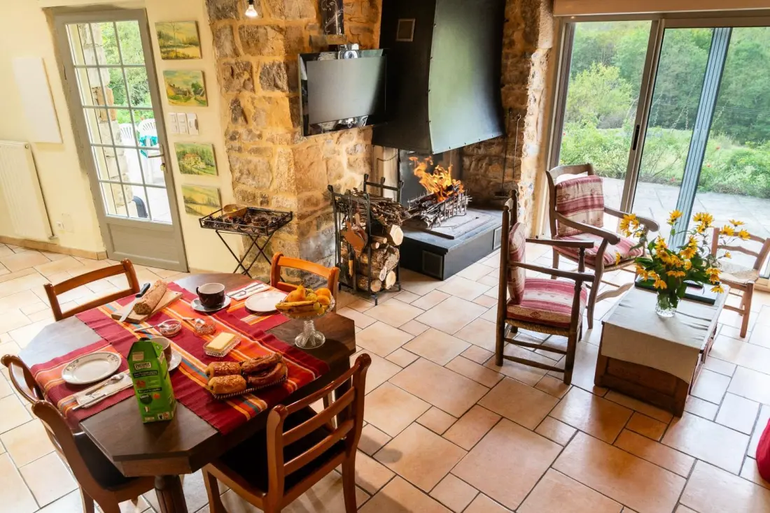 Gîte de France Gîte de pratpanoul 3 épis 4/6 pers à quézac 3 épis