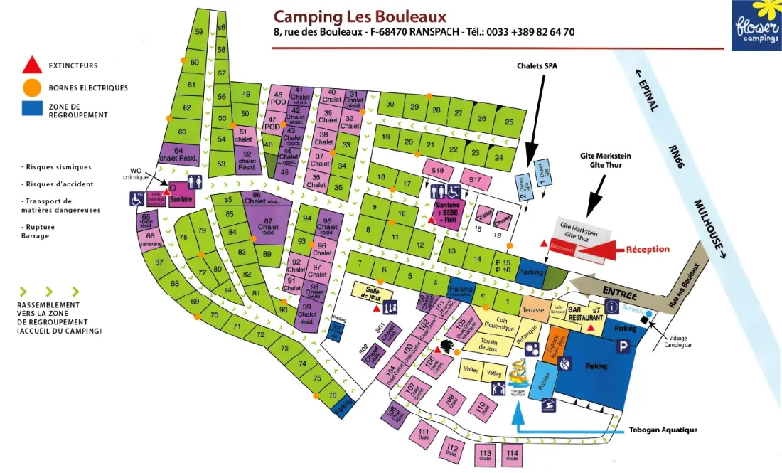 Flower Camping Les Bouleaux 4 étoiles★★★★