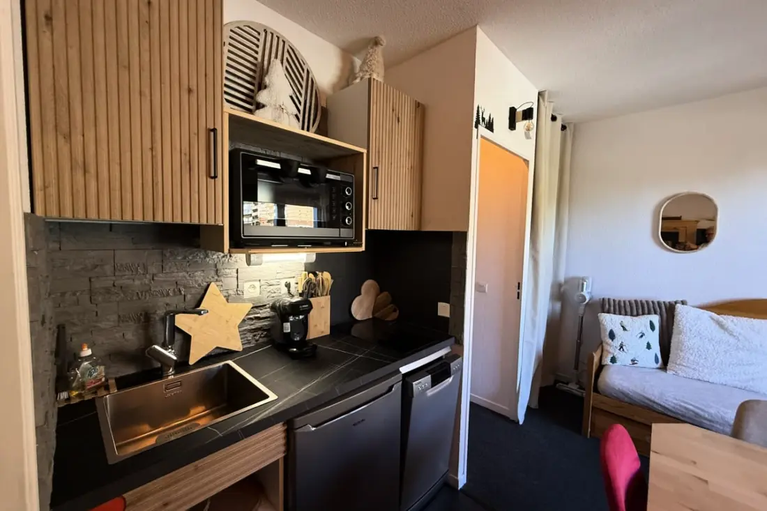 Résidence Risoul - Studio Cabine Cosy 7 Pers