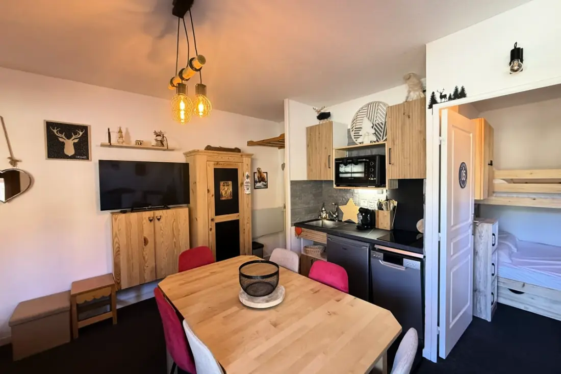 Résidence Risoul - Studio Cabine Cosy 7 Pers