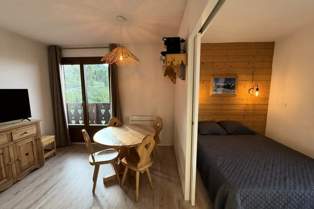 Résidence Risoul :t2 4-6 Pers - Balcon Piscine Sauna