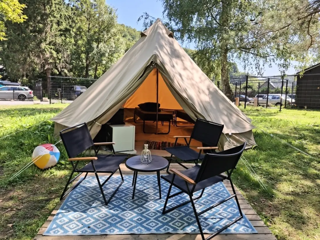 1-ouder camping Au Bord de l'Ourthe 2 étoiles★★