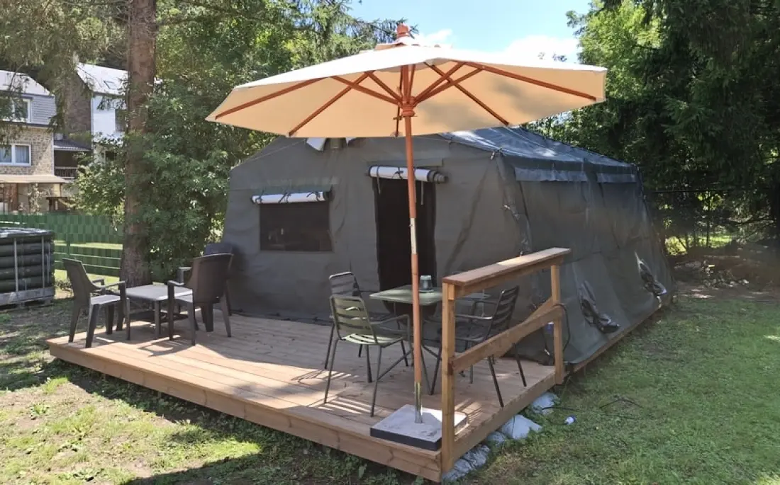 1-ouder camping Au Bord de l'Ourthe 2 étoiles★★