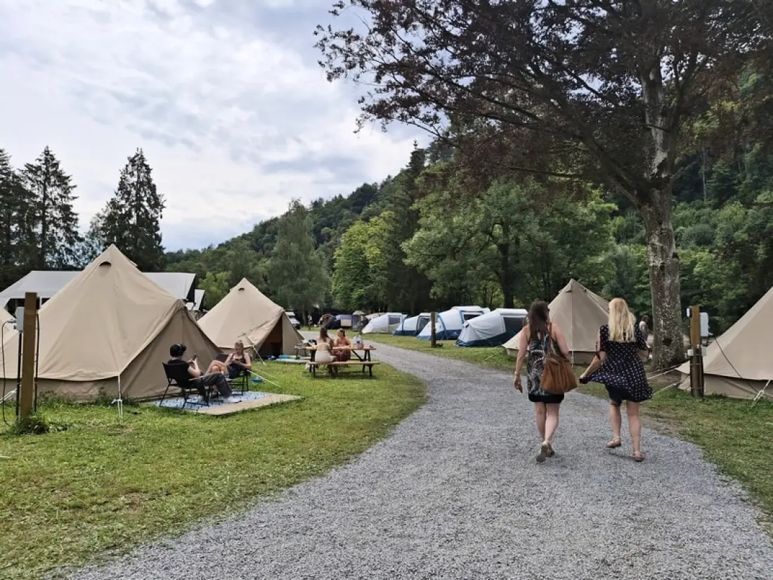1-ouder camping Au Bord de l'Ourthe 2 étoiles★★