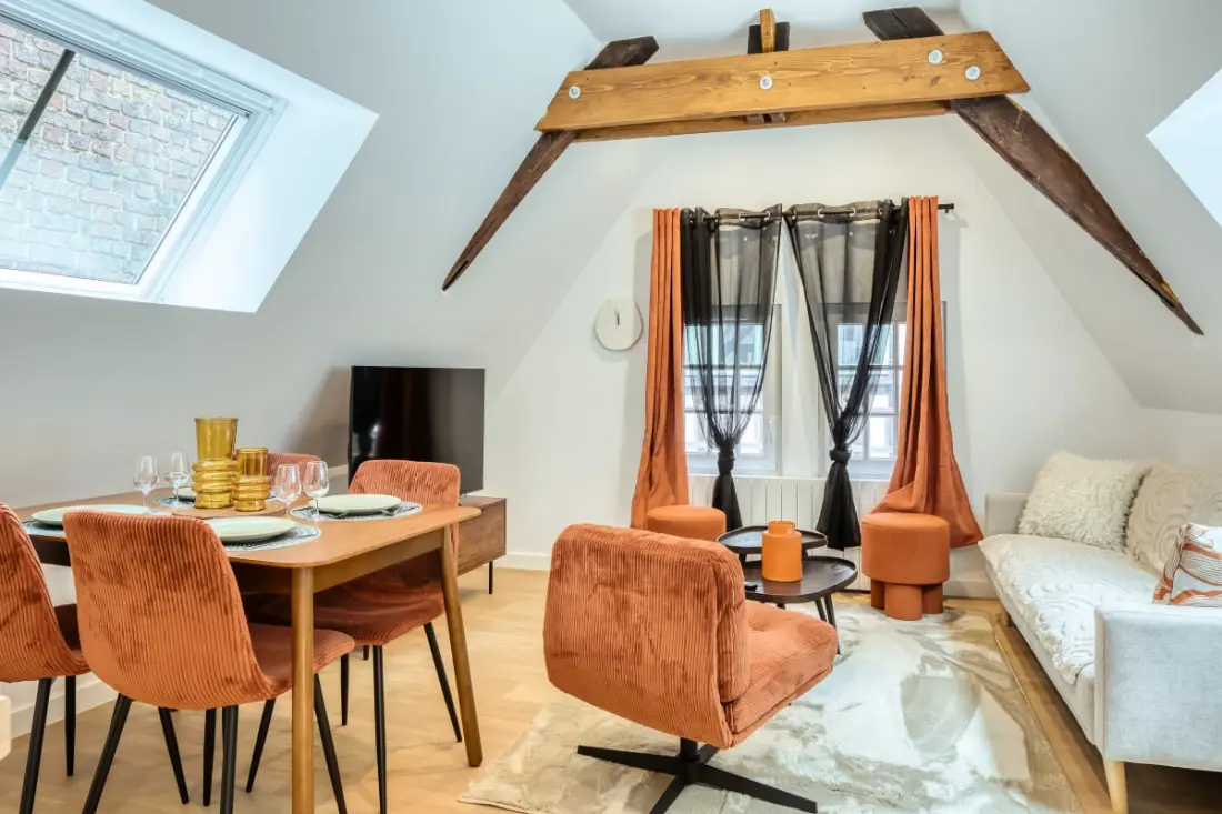 Terra Bella - Joli Appartement Rénové Vue Sur L'Église Saint Maclou