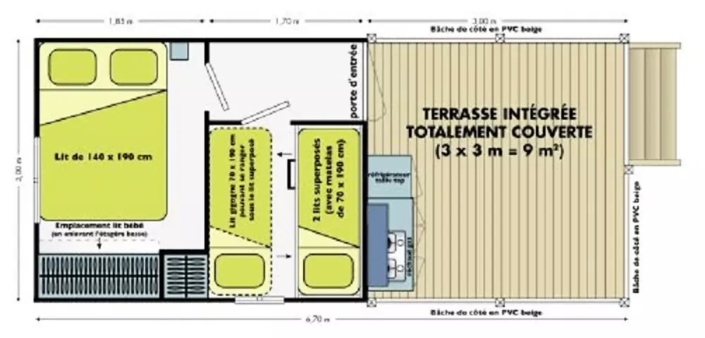 Camping Ushuaïa Villages - La Presqu'Ile 3 étoiles★★★