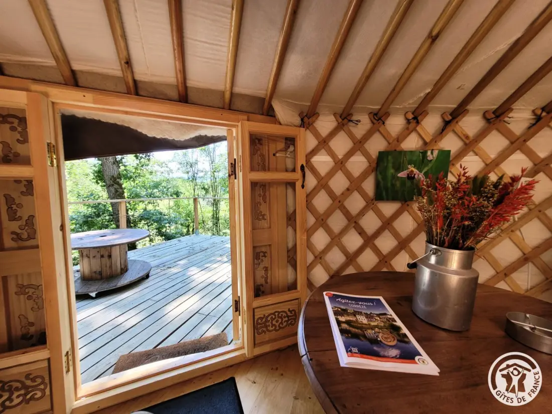 Gîte de France La yourte joulebois