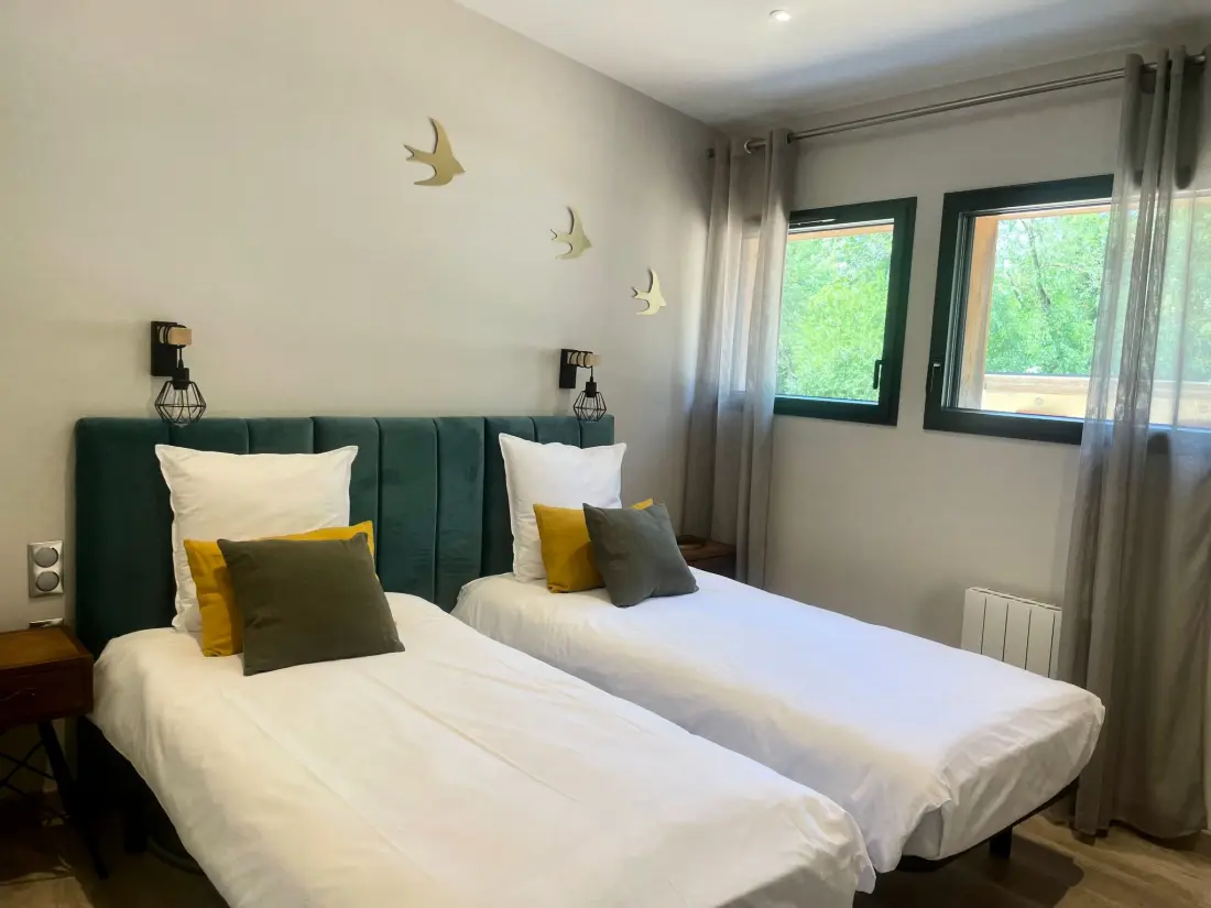Résidence Ecolodge 4 pers mit Spa