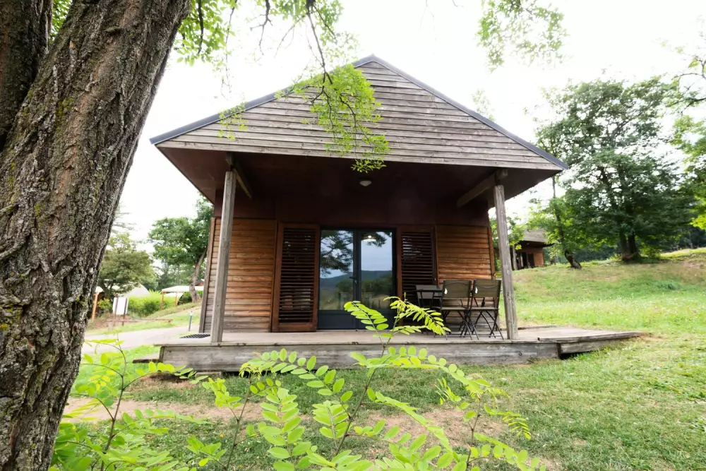 Gîte Chalet 4 pers. - camping les berges du bramont 2 étoiles