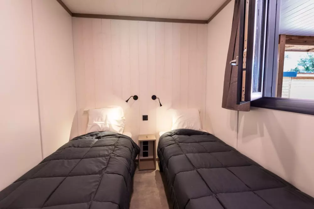 Gîte Chalet 6/8 pers. - camping les berges du bramont 2 étoiles