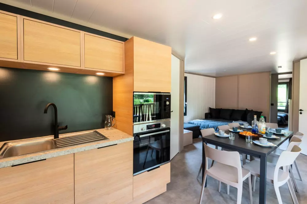 Gîte Chalet 6/8 pers. - camping les berges du bramont 2 étoiles