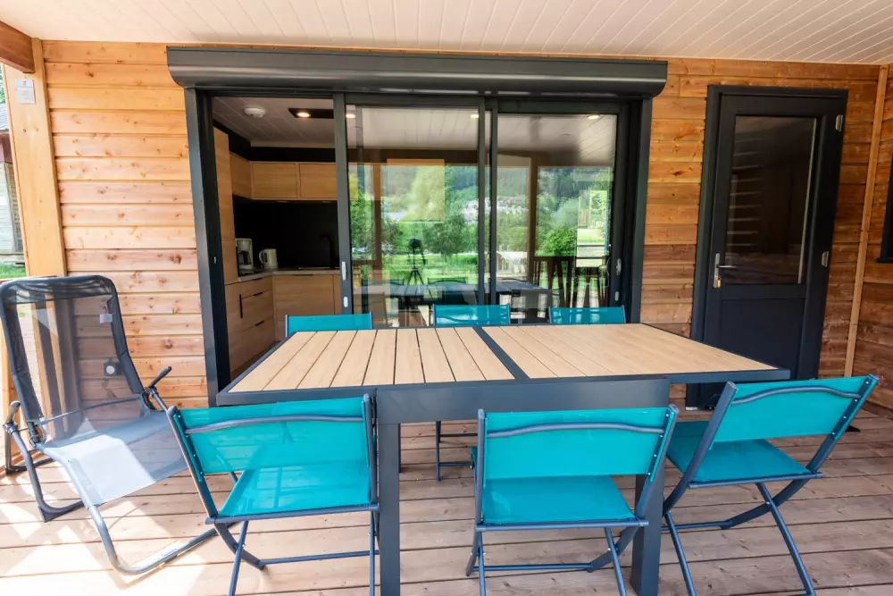 Gîte Chalet 6/8 pers. - camping les berges du bramont 2 étoiles