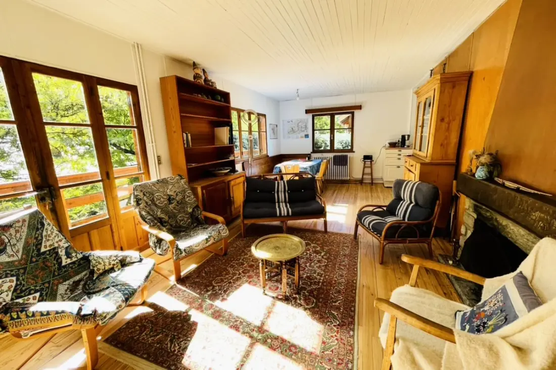 Chalet Familial Avec Jardin à Saint Chaffrey
