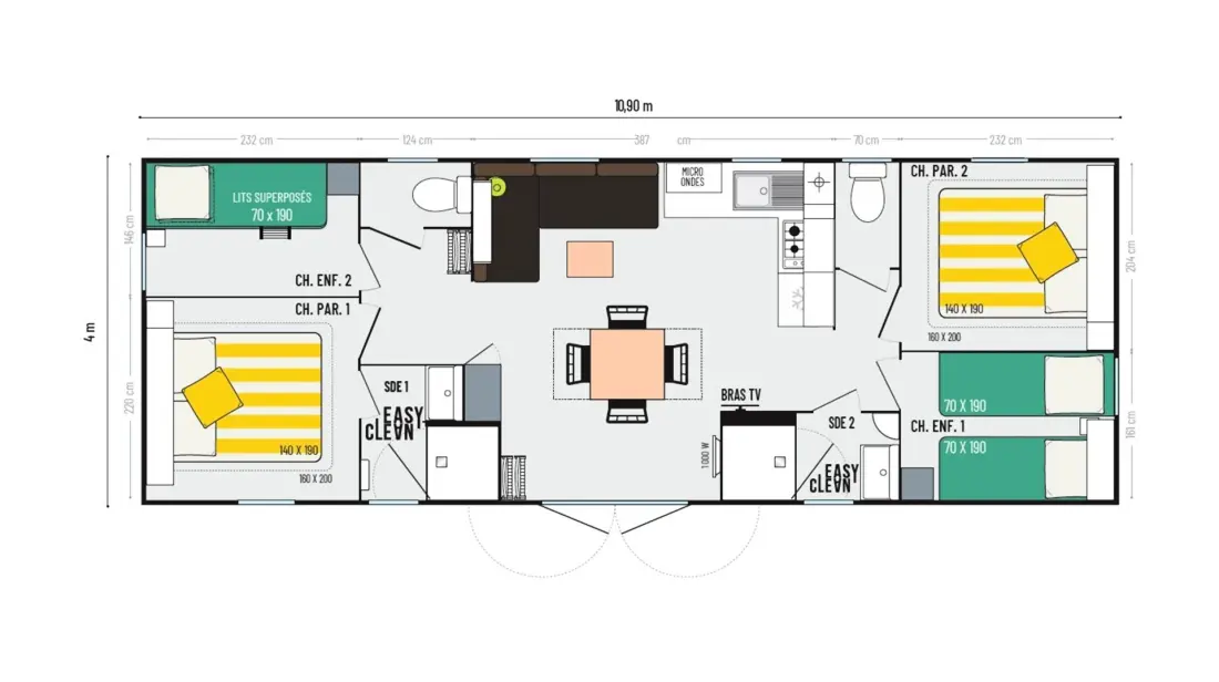 Camping Paradis Domaine de Bellevue4 étoiles★★★★