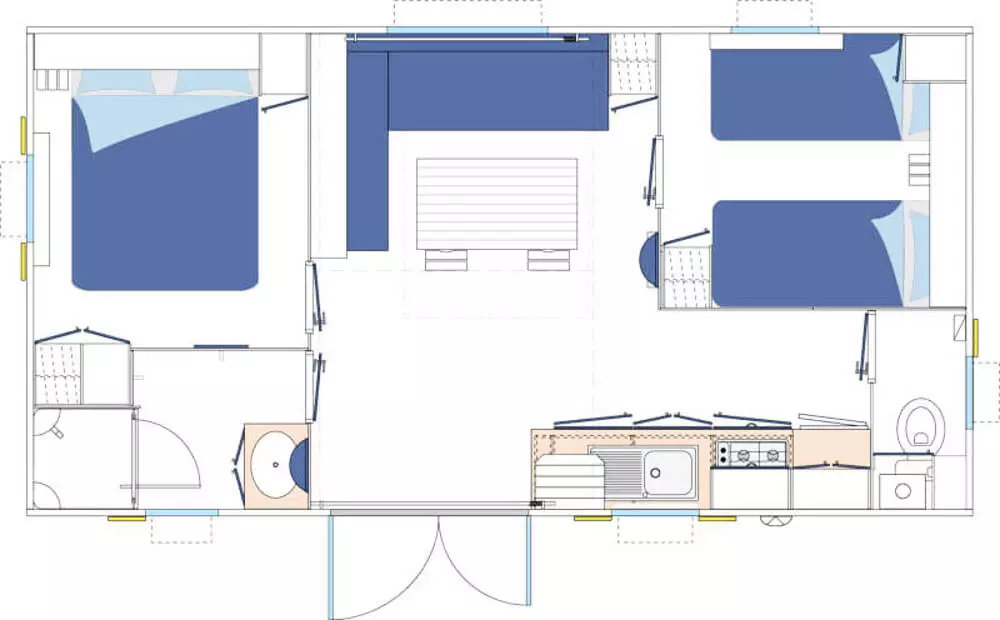 Ushuaïa Villages - Camping  Les Rives d'Olt et Aubrac 4 étoiles★★★★