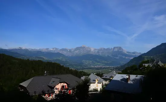 Appartement vue montagne à St-Gervais-les-Bains centre
