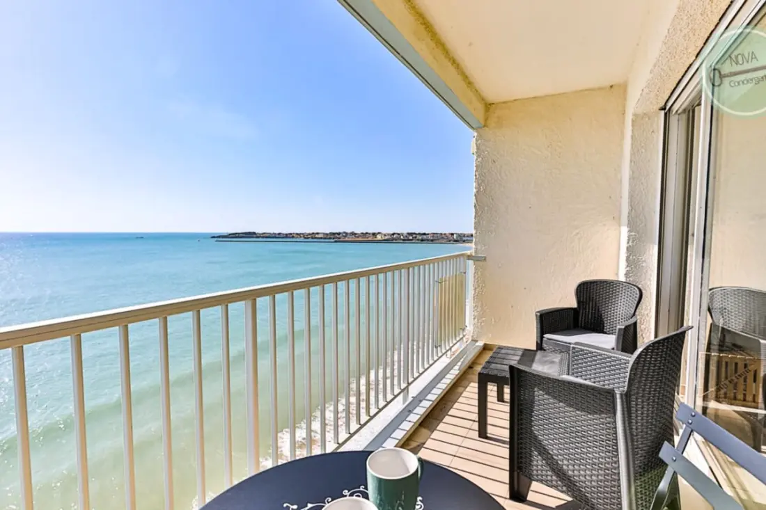 Résidence Séjour D’exception Face à L’atlantique – Appartement Vue Mer Avec Balcon