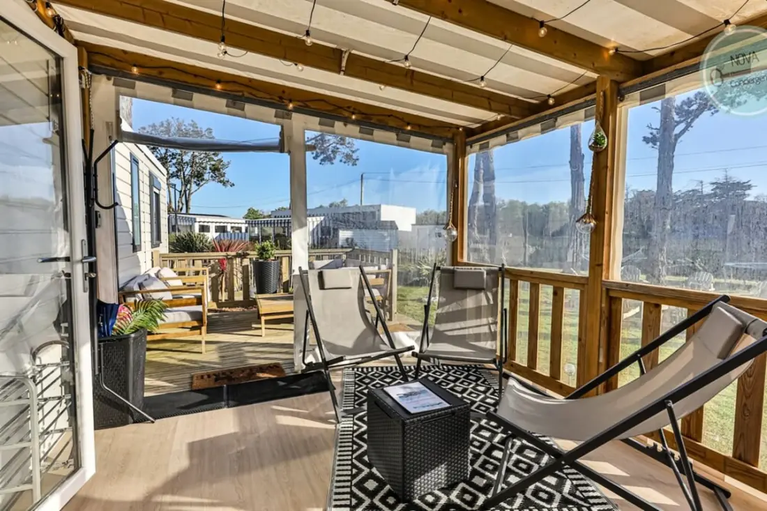 Résidence Mobil-home Dans Parc Résidentiel