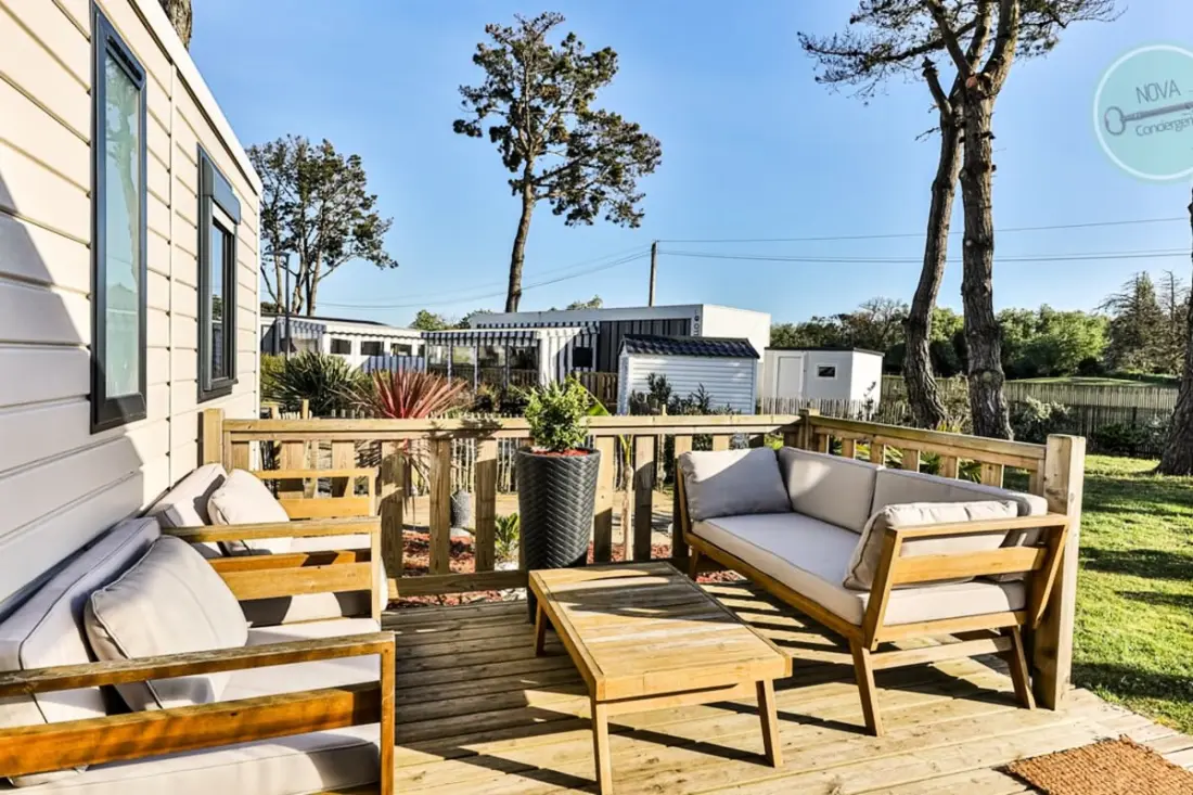 Résidence Mobil-home Dans Parc Résidentiel