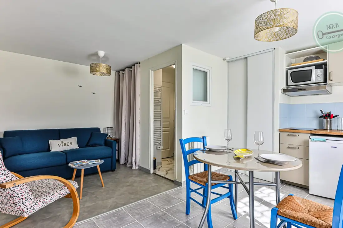 Résidence Studio Avec Terrasse à 400m De La Plage – Idéal Couple &amp; Week-end