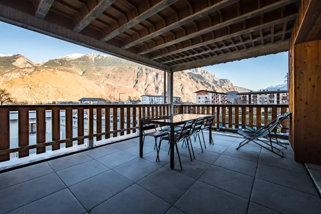 Résidence Refuge Des Cimes | Terrasse, Vue Montagne