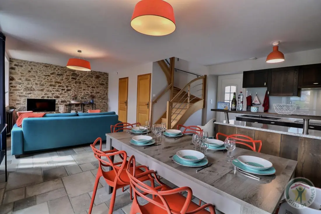Gîte de France La ville es brets 3 épis
