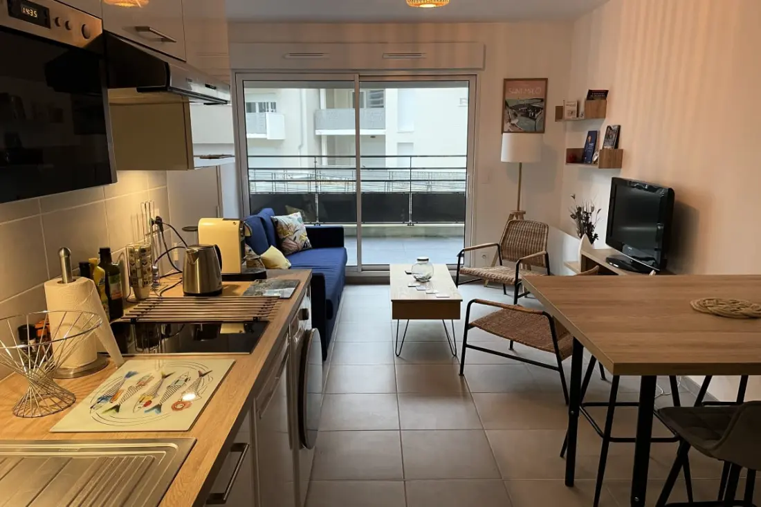 Cosy T2 Avec Balcon Proche De La Mer