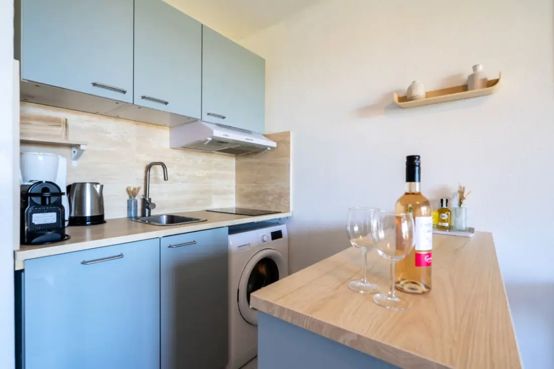 Vue Mer Imprenable, T3, Loggia, 6 Pers, Piscine, Tennis, Parking