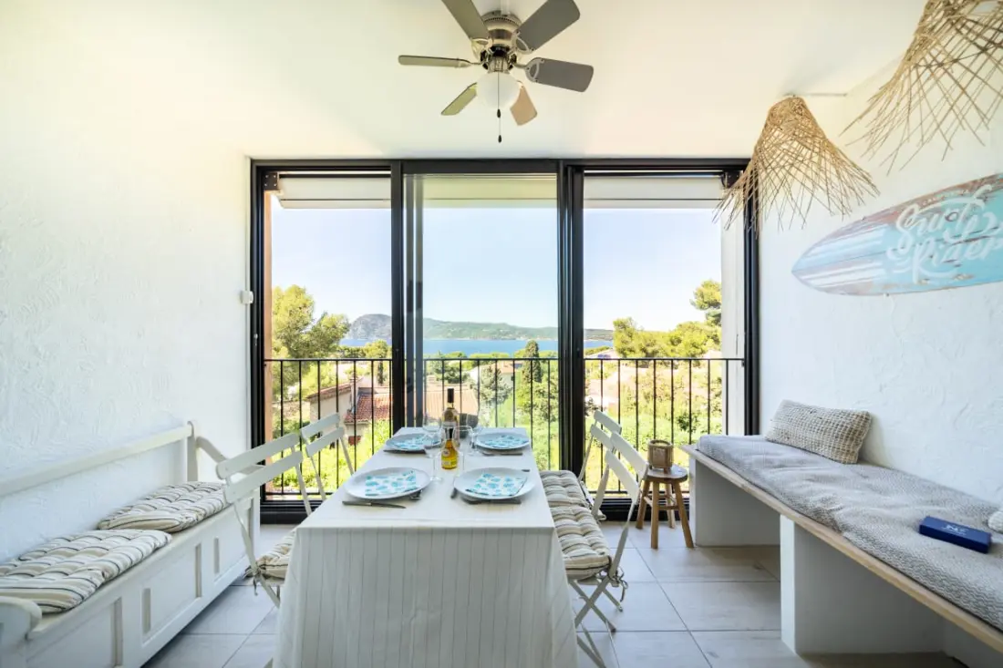 Vue Mer Imprenable, T3, Loggia, 6 Pers, Piscine, Tennis, Parking