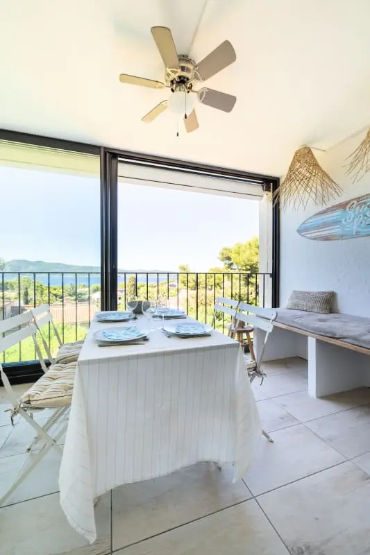 Vue Mer Imprenable, T3, Loggia, 6 Pers, Piscine, Tennis, Parking