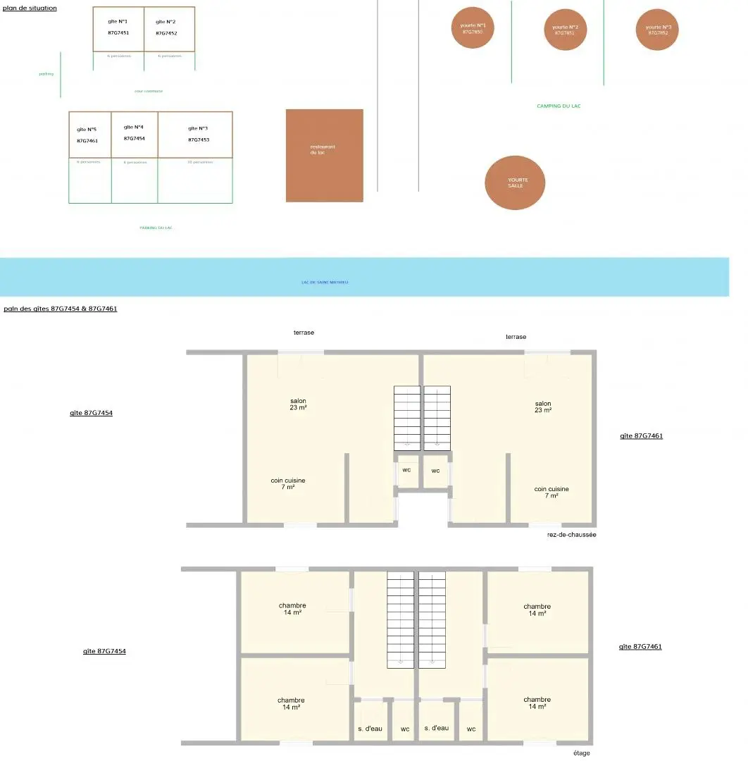 Gîte de France Les champs n°4 & n°5 3 épis