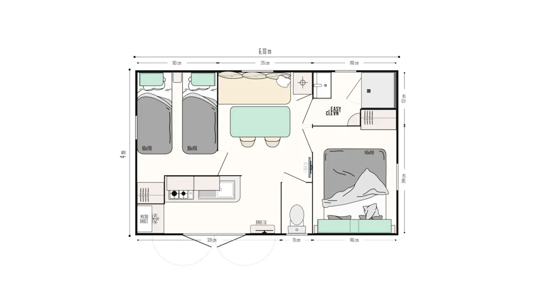Camping Aqua 3 Masses 3 étoiles★★★