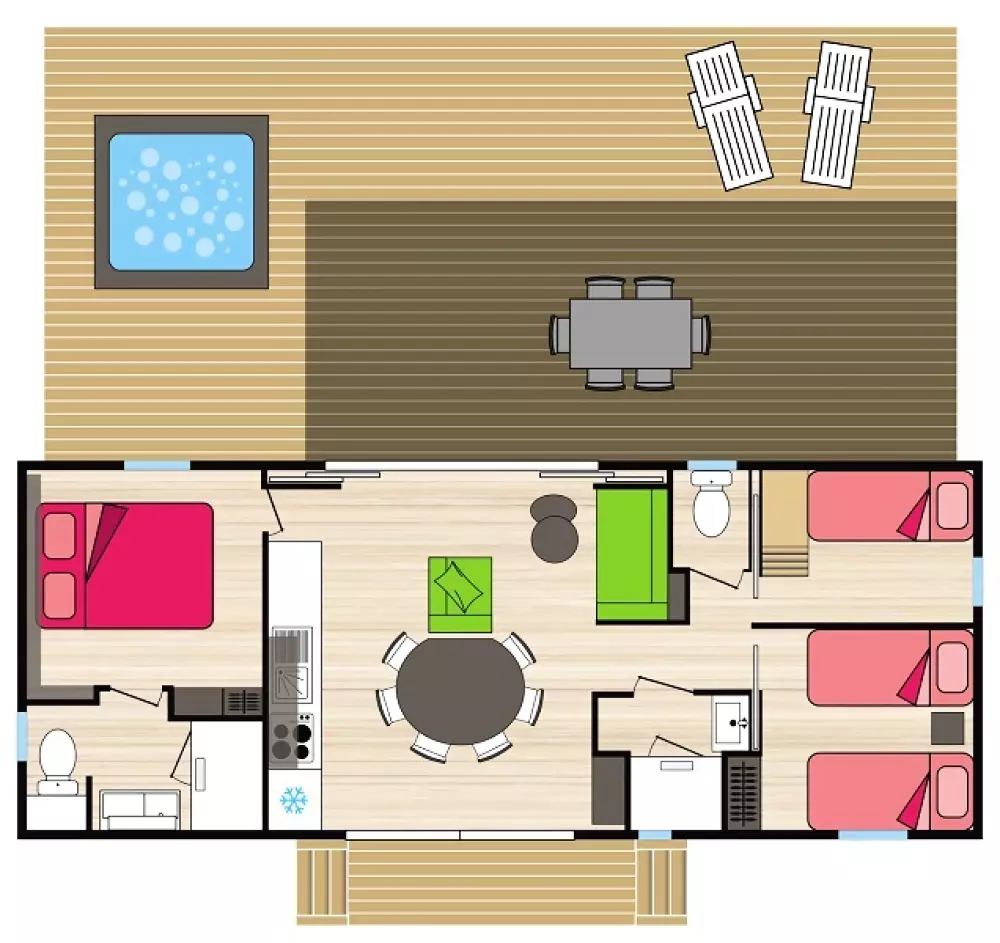 Camping Les Cerisiers du Jaur4 étoiles★★★★