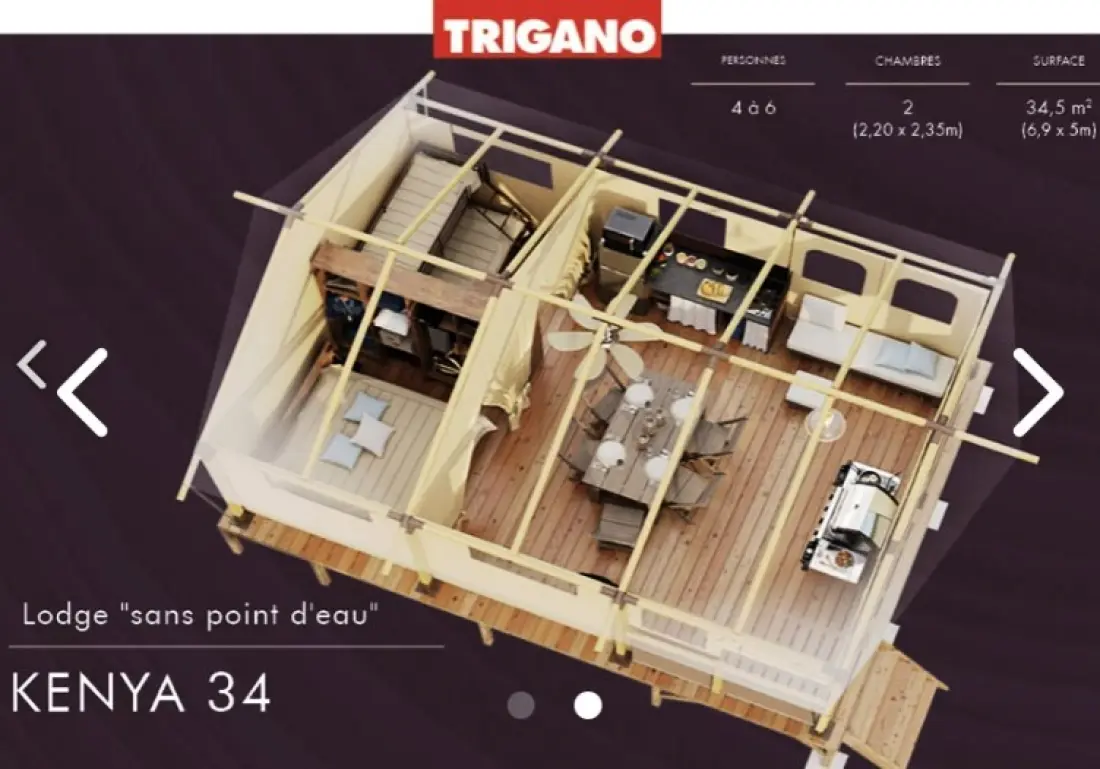 Camping maeva Escapades Les Étangs Mina 3 étoiles★★★