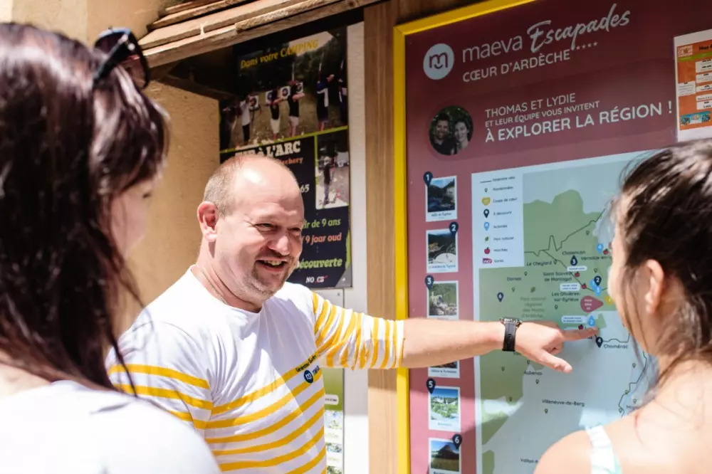 Camping maeva Escapades Coeur d'Ardèche 4 étoiles★★★★