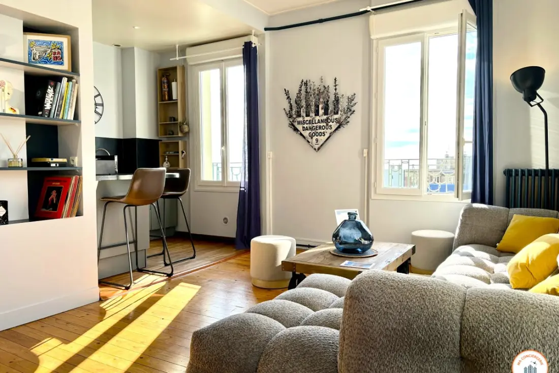 🌟 Le Music Hall - Vue Mer, Proche Plage