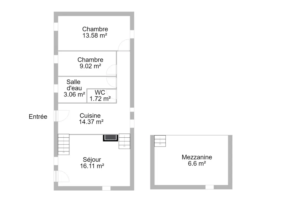 Gîte de France Gîte de rené 4/5 personnes 2 épis