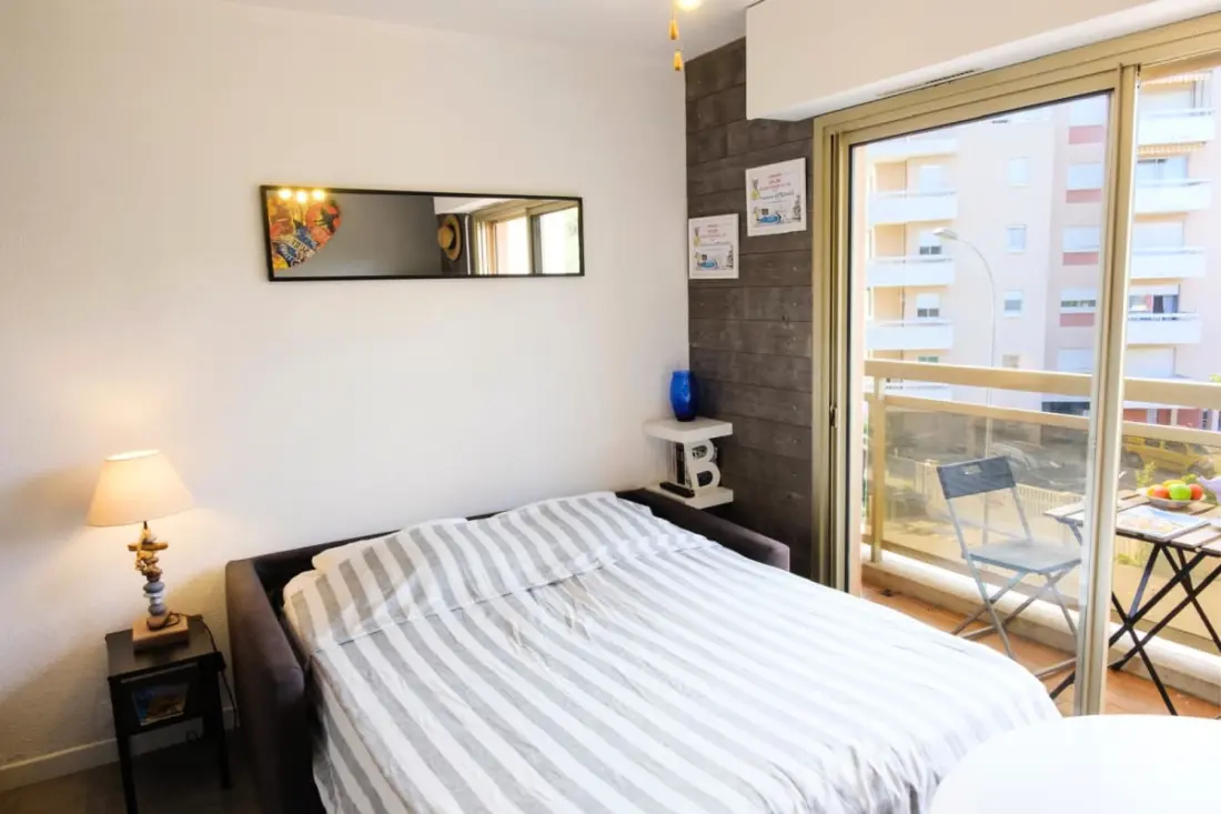 Beau Studio Avec Balcon - Proche Plage