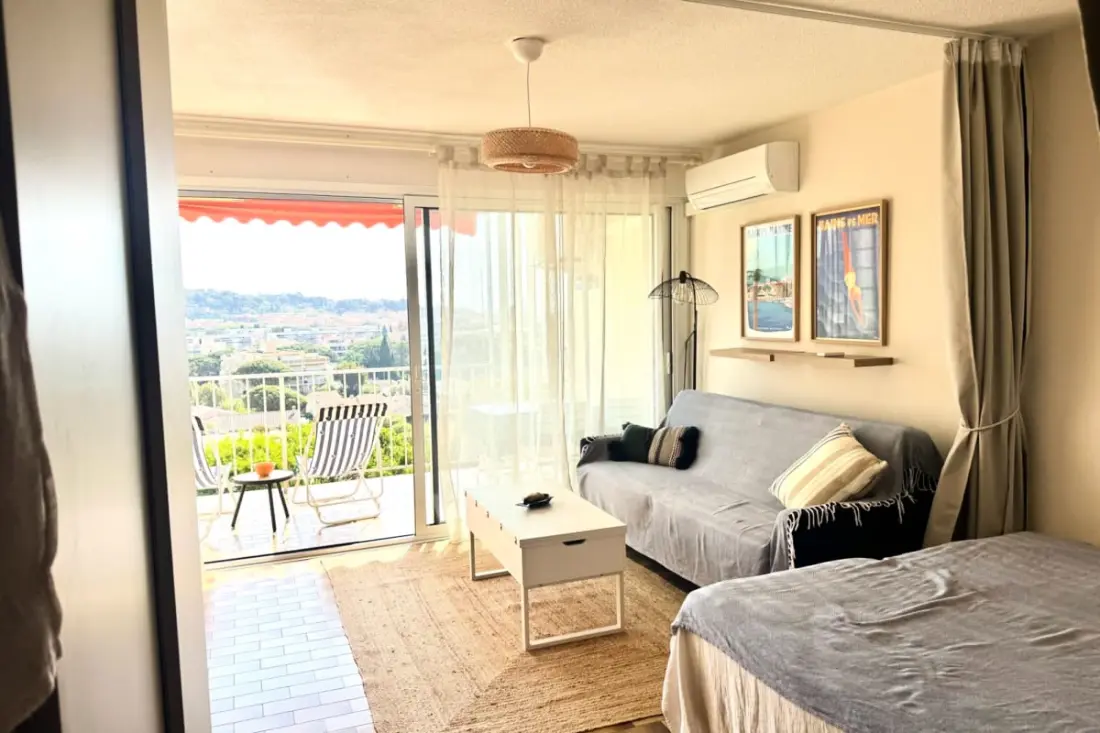 Studio 4 Pers Avec Piscine Tennis Vue Mer