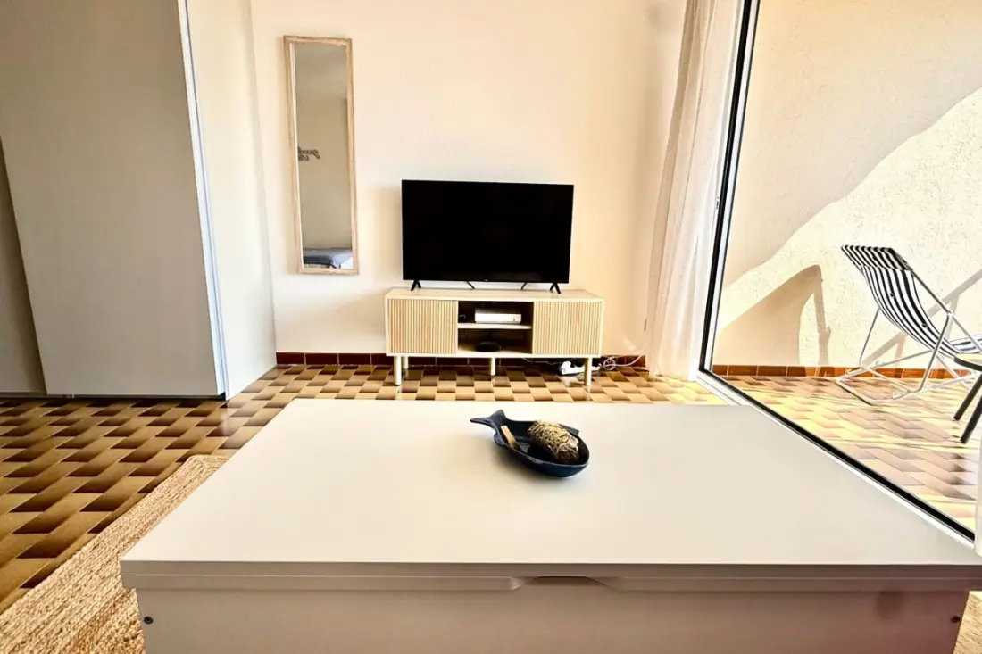 Studio 4 Pers Avec Piscine Tennis Vue Mer