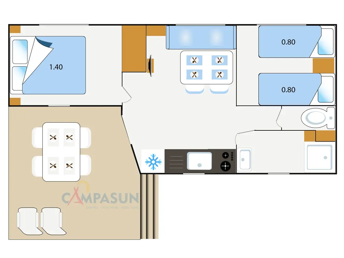 Campasun Camping Parc Mogador 4 étoiles★★★★