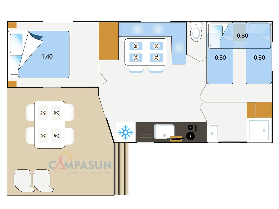 Campasun Camping Parc Mogador 4 étoiles★★★★