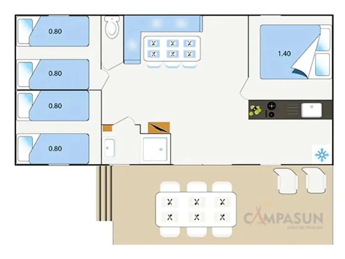 Campasun Camping Parc Mogador 4 étoiles★★★★