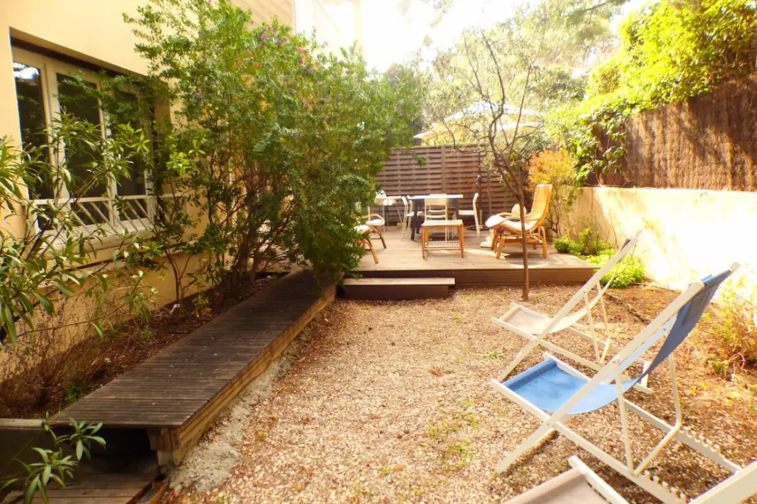 Apt Rez De Jardin, Proche Mer Et Port